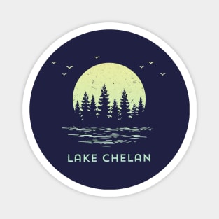 Lake Chelan Outdoor Adventure Family Vacation Magnet